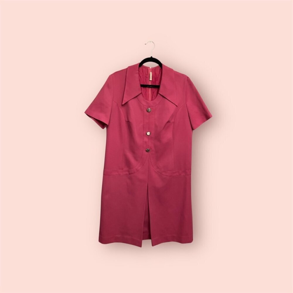 Dusty Rose Vintage Plus Size Dress